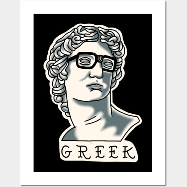 geek greek Wall Art by rafaelwolf